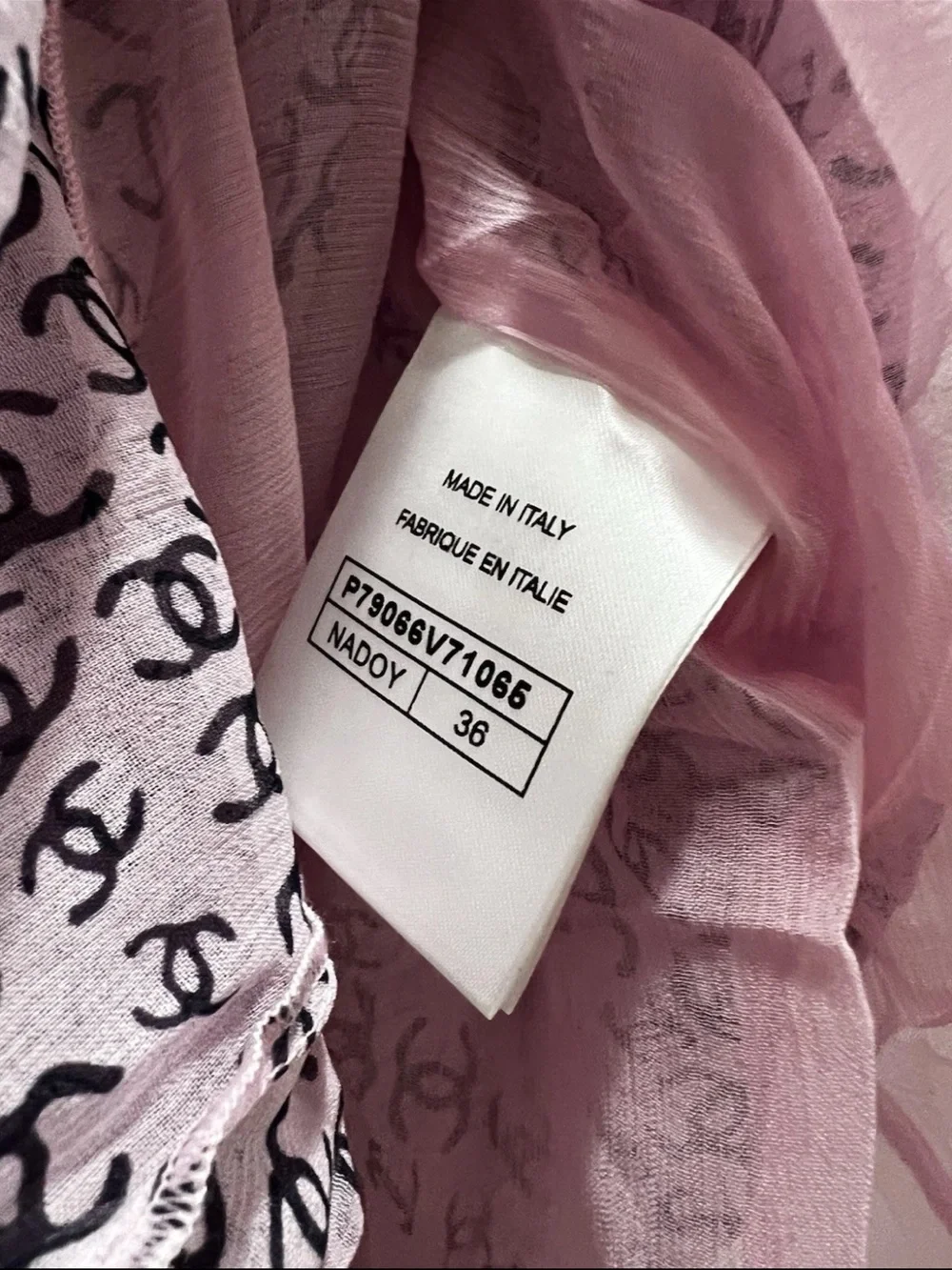 CHANEL lilac slip